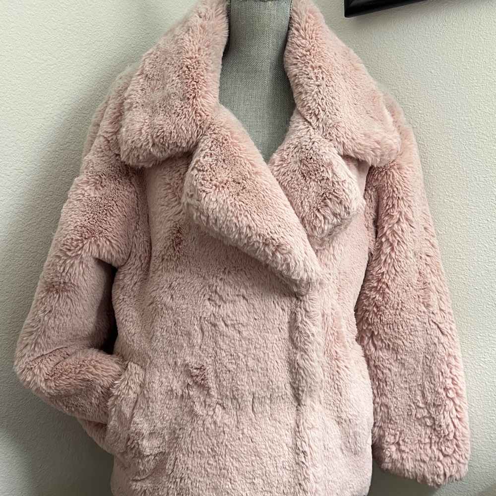 Forever 21 Blush Teddy Jacket